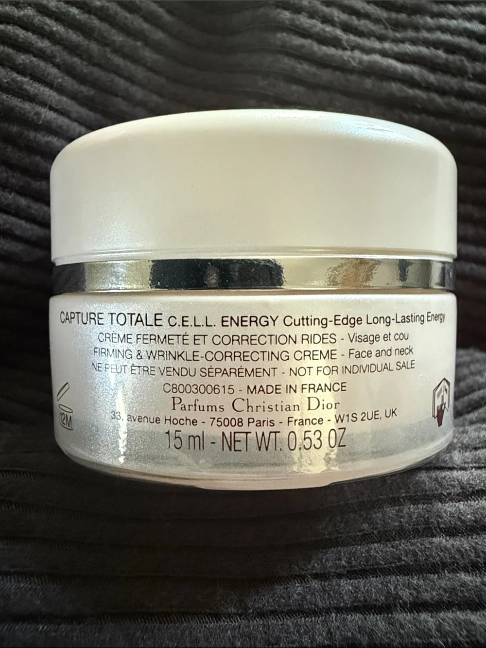 Dior Capture Totale C.E.L.L. Energy Moisturizer - White and Silver